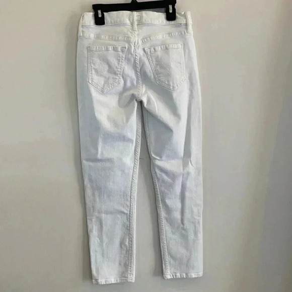 MOTHER The Dropout Jeans in Whipping Cream - Picture 10 of 16